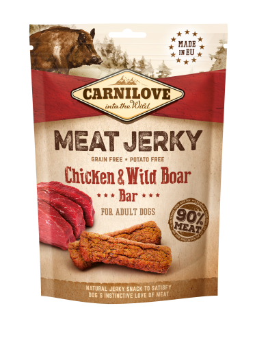Carnilove® Dog Snack Meat Jerky Chicken & Wild Boar Bar