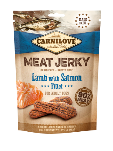 Carnilove® Dog Snack Meat Jerky Lamb with Salmon Fillet