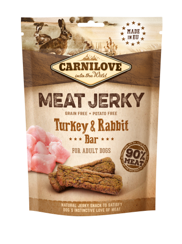 Carnilove® Dog Snack Meat Jerky Turkey & Rabbit Bar