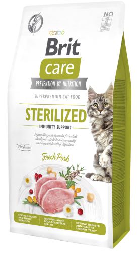 Brit Care® Cat GF Sterilized Immunity Support Pork