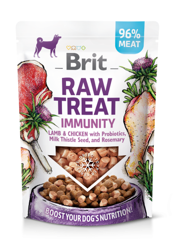 Brit Raw Treat® Immunity Lamb & Chicken with Pobiotics
