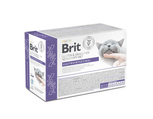 Brit VD® GF Cat Fillets in Gravy Pouches Gastrointestinal